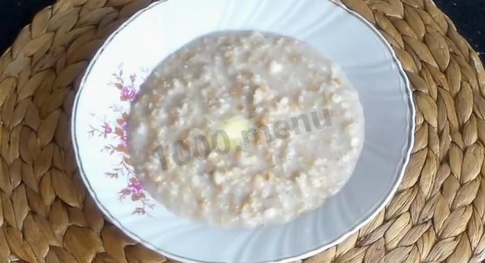 Геркулесовая каша на молоке