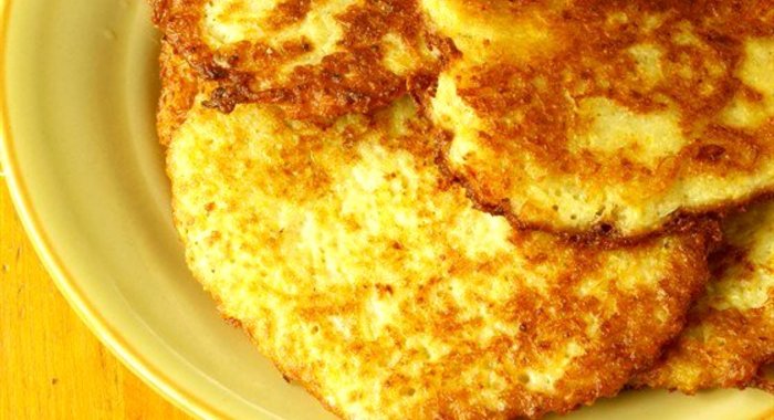 Оладьи из картофельного пюре с курицей