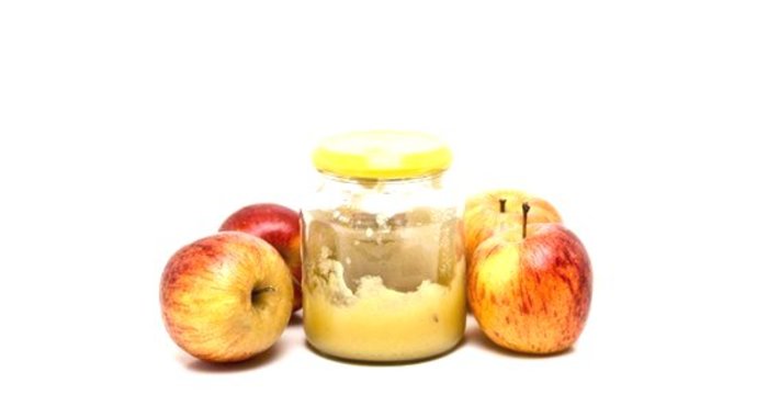 Мусс из свежих яблок