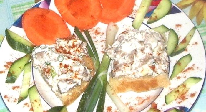 Тосты с печенью