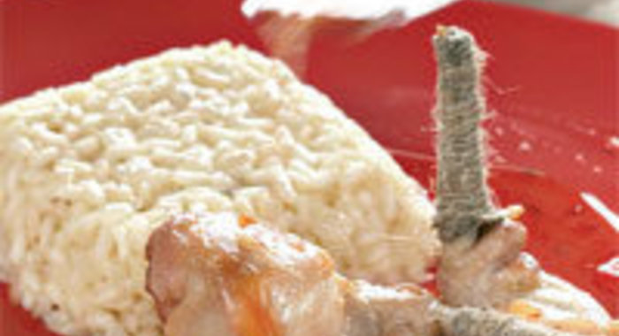 Ризотто с кроликом