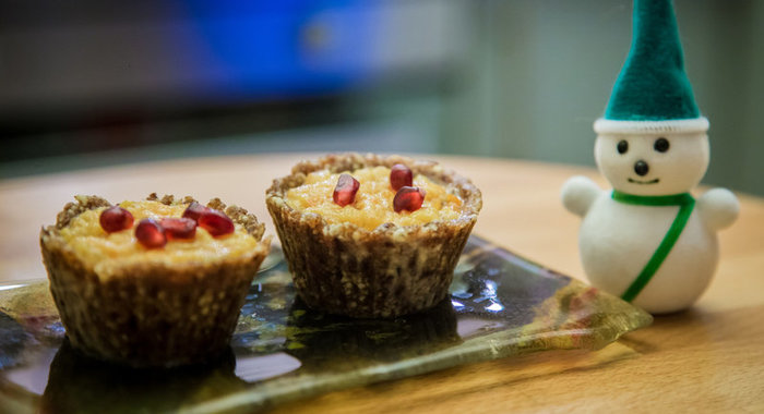 Пирожные с хурмой