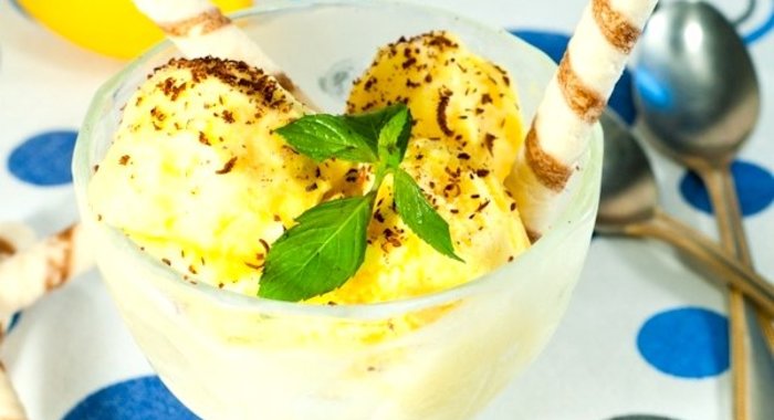 Лимонное мороженое