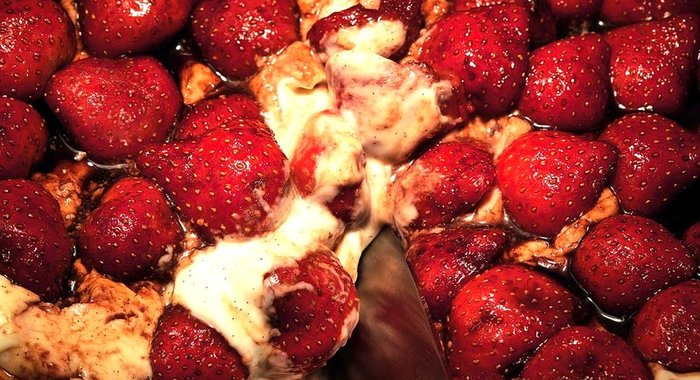 Клубника и маскарпоне