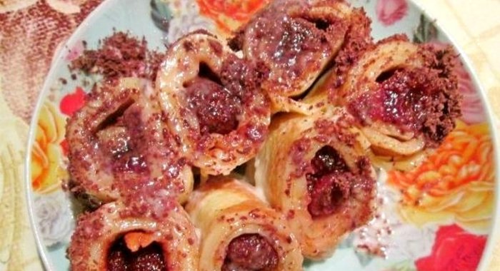 Блинчики на молоке с начинкой