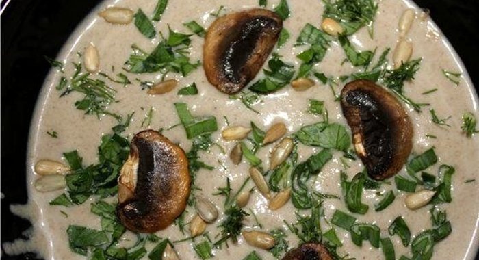 Грибной суп-пюре