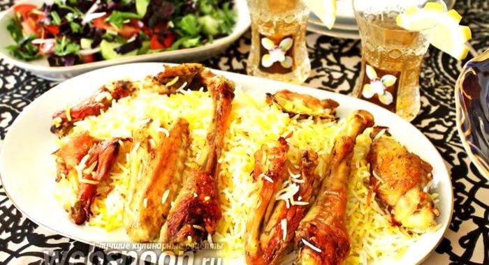 Плов с курицей по-азербайджански