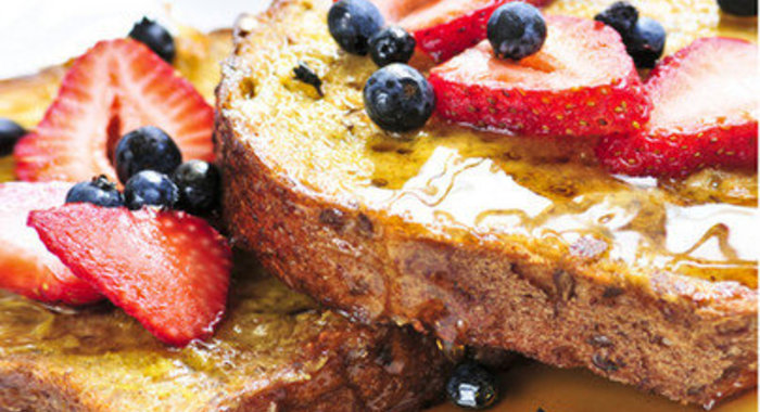 Французские тосты с ягодами