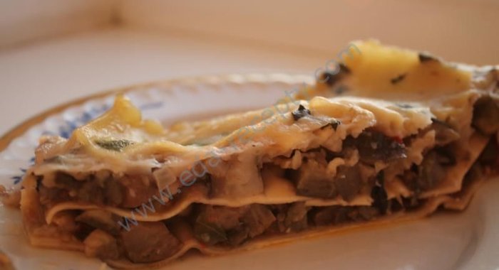 Лазанья постная