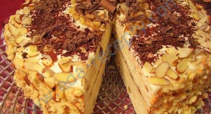 Торт Марика крем сметана сгущенное молоко