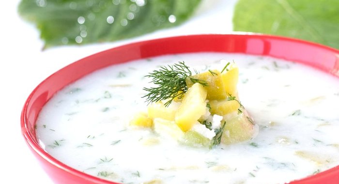 Окрошка на закваске