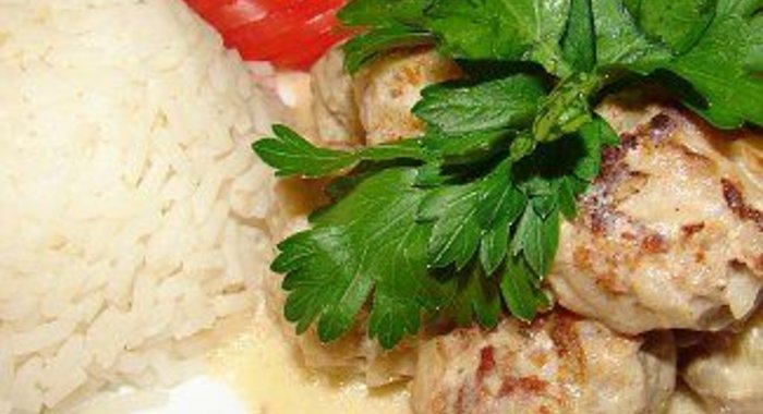 Ленивые голубцы в виде фрикаделек