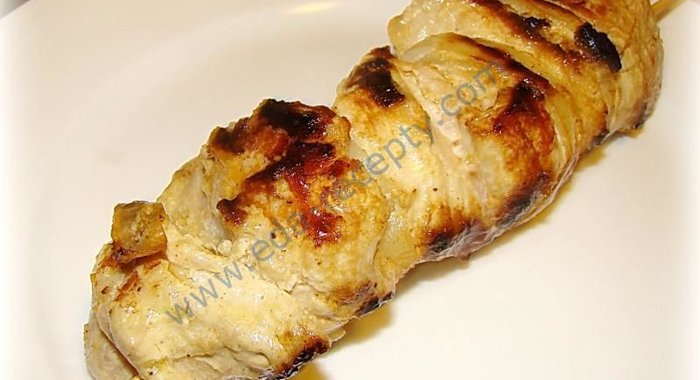 Шашлык из свинины в майонезе