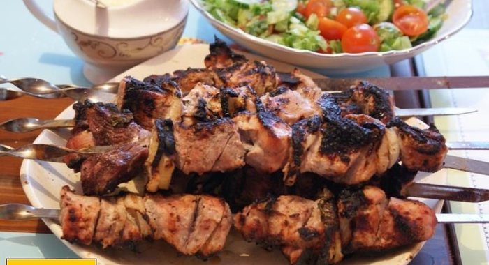 Шашлык из свинины на кефире