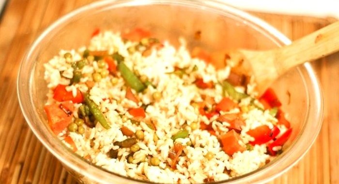 Вегетарианский плов в мультиварке