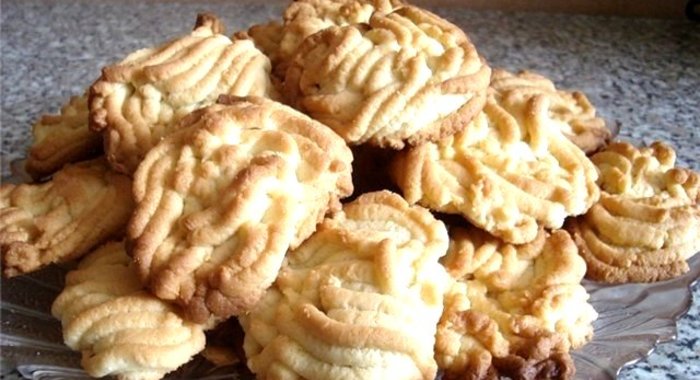 Печенье через мясорубку с маргарином