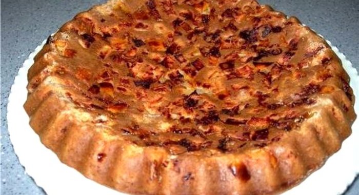 Шарлотка из цельнозерновой муки