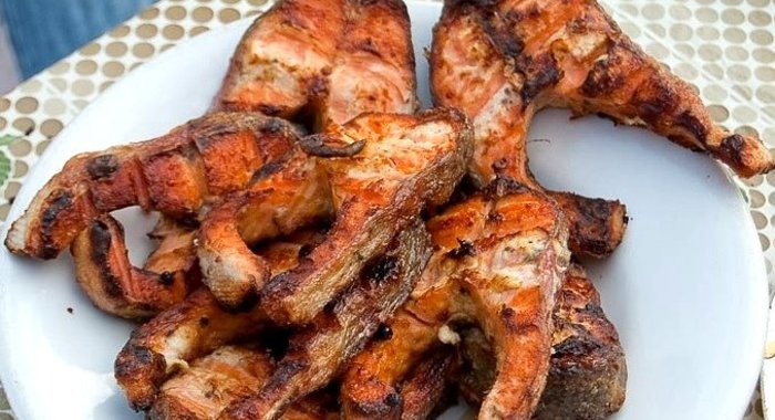 Шашлык из форели