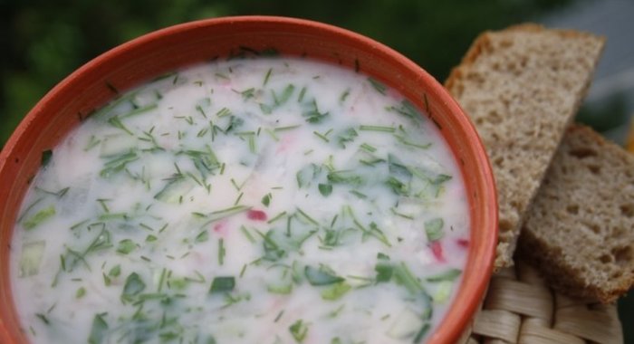 Окрошка На терке