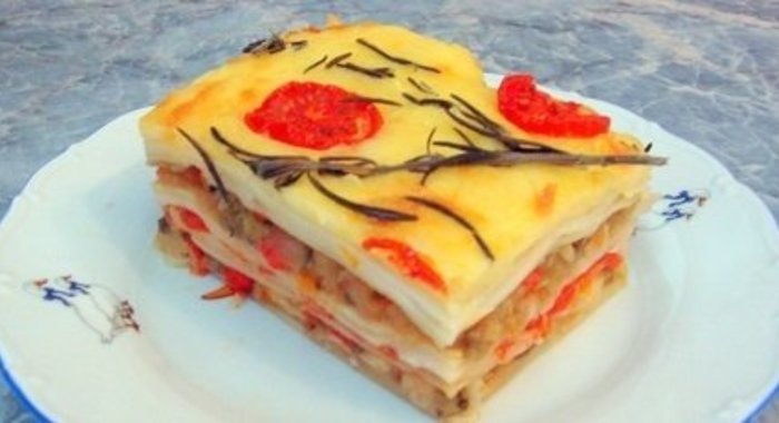 Лазанья овощная