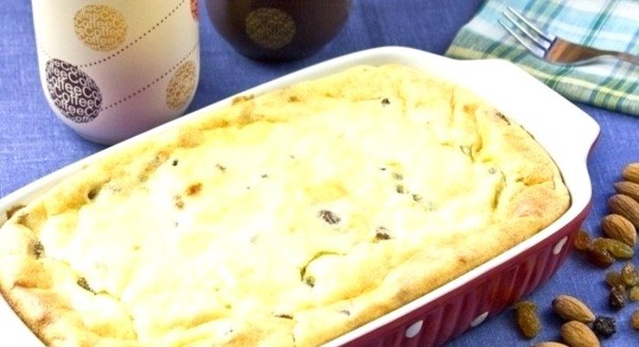 Суфле из яблок с манной крупой