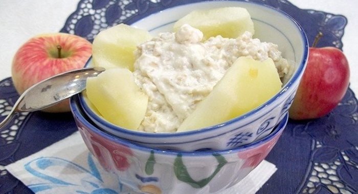 Овсянка с творогом