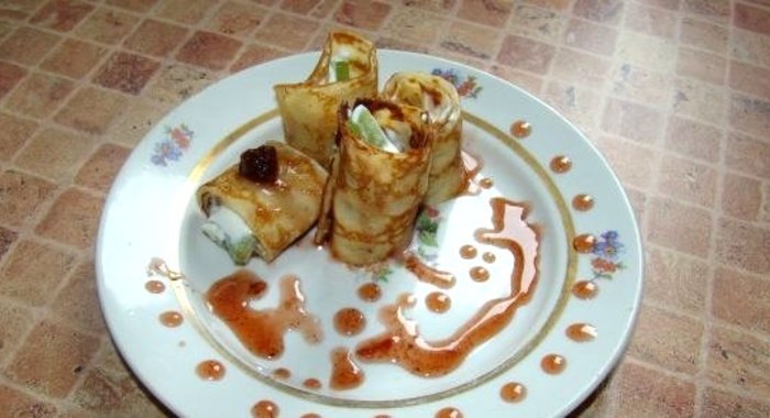 Блинчики с киви