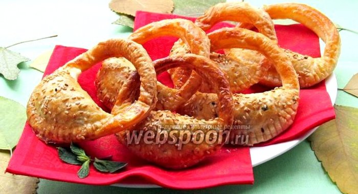 Слоёные пирожки «Сумочки»