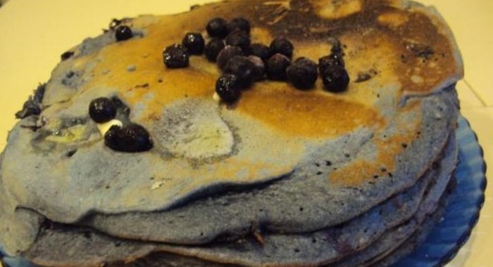 Черничные блины