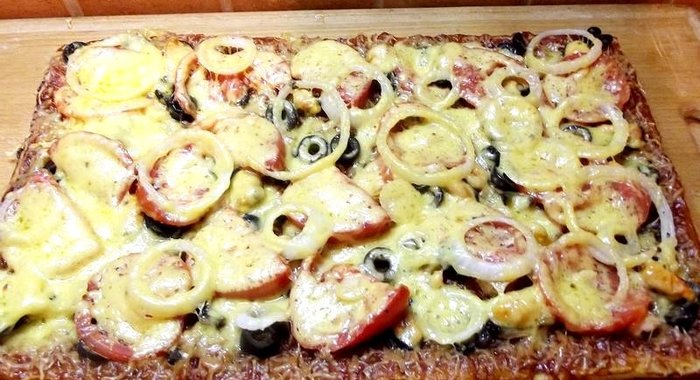 Пицца с морепродуктами