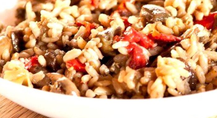 Грибной плов