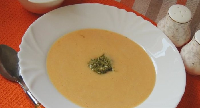 Суп-пюре картофельно-морковный