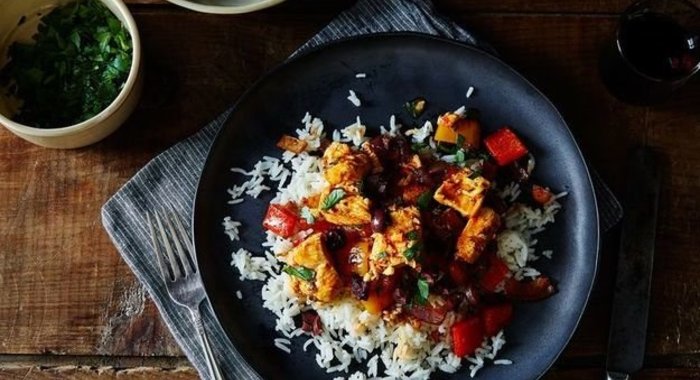 Курица с лимоном по-мароккански