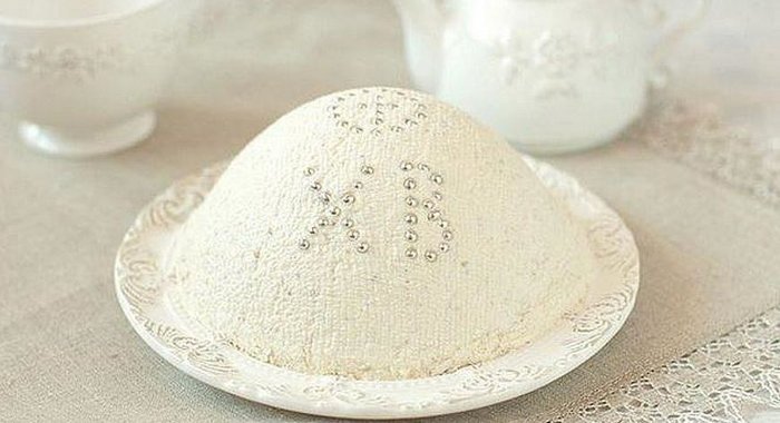 Заварная творожная пасха