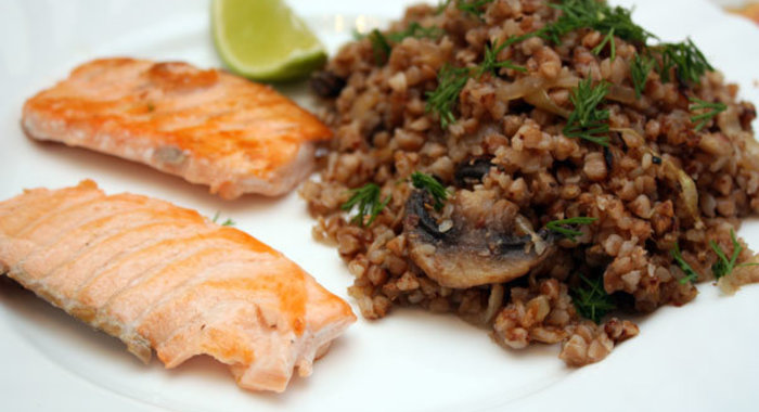 Гречневая каша с грибами