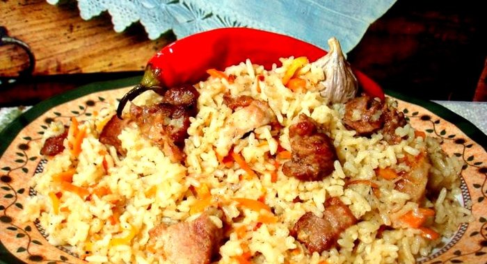 Плов со свининой