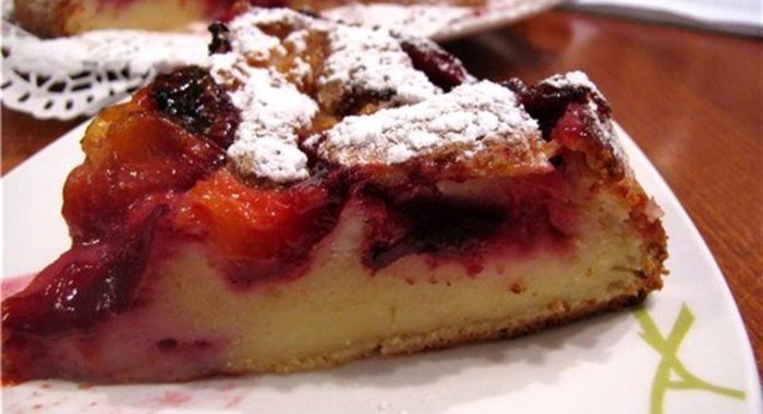 Сливовый торт