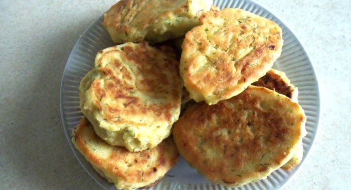 Гороховые оладьи