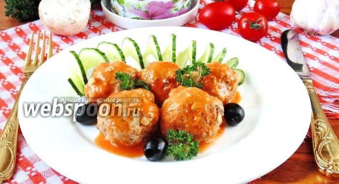 Тефтели с грибами