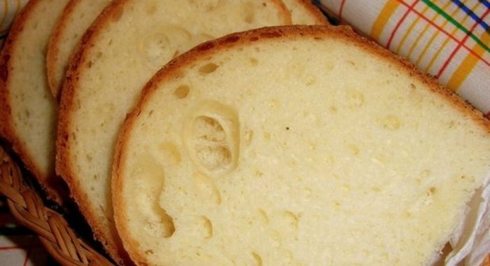 Пшеничный хлеб в хлебопечке