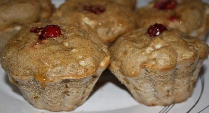 Яблочные кексы