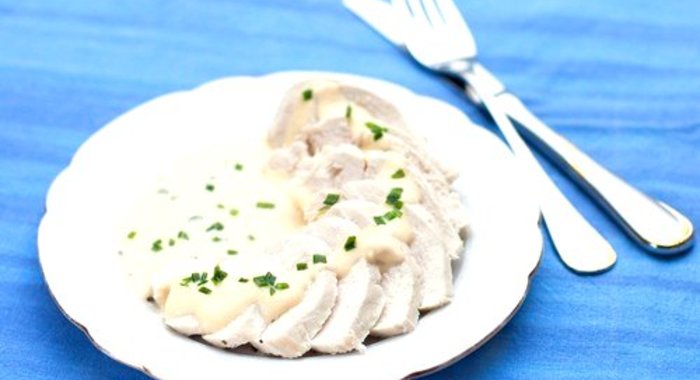 Курица с виноградно-лимонным соусом