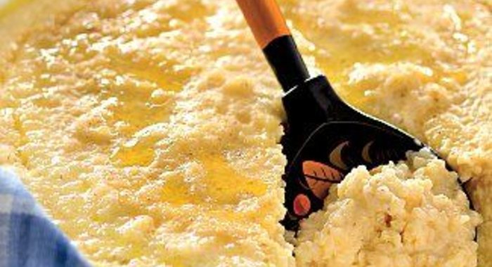 Каша ячневая со сметаной