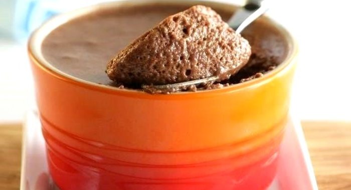 Воздушный мусс с апельсином и горьким шоколадом