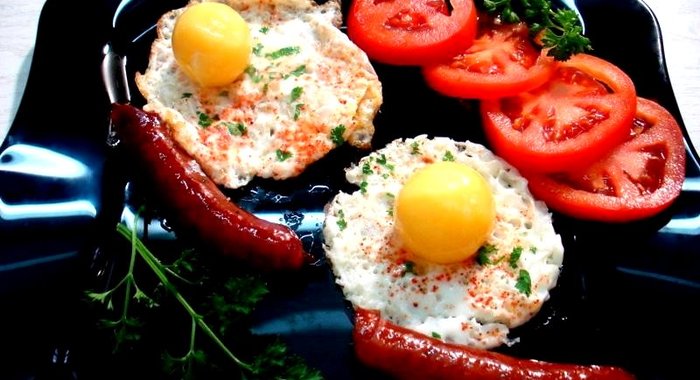 Яичница праздничная