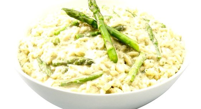 Ризотто со спаржей