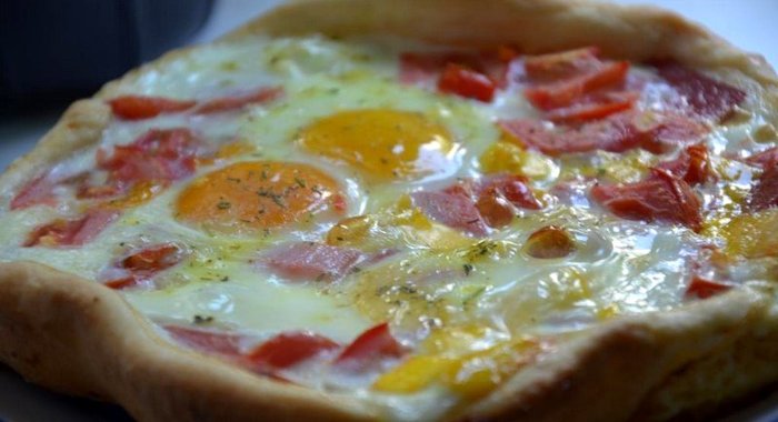 Яичница в тесте