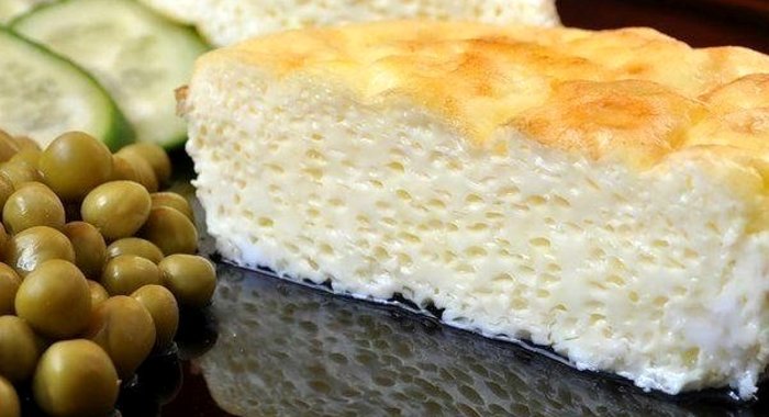 Пышный омлет со сливочным маслом на водяной бане