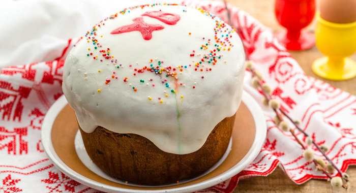 Традиционный пасхальный кулич