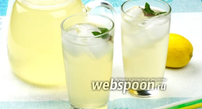 Домашний лимонад с мятой